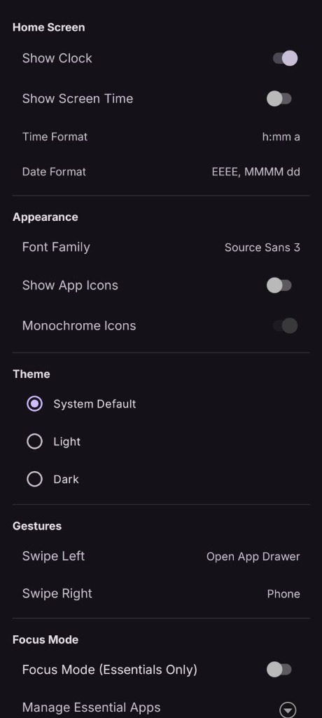 Quiet Launcher App Drawer